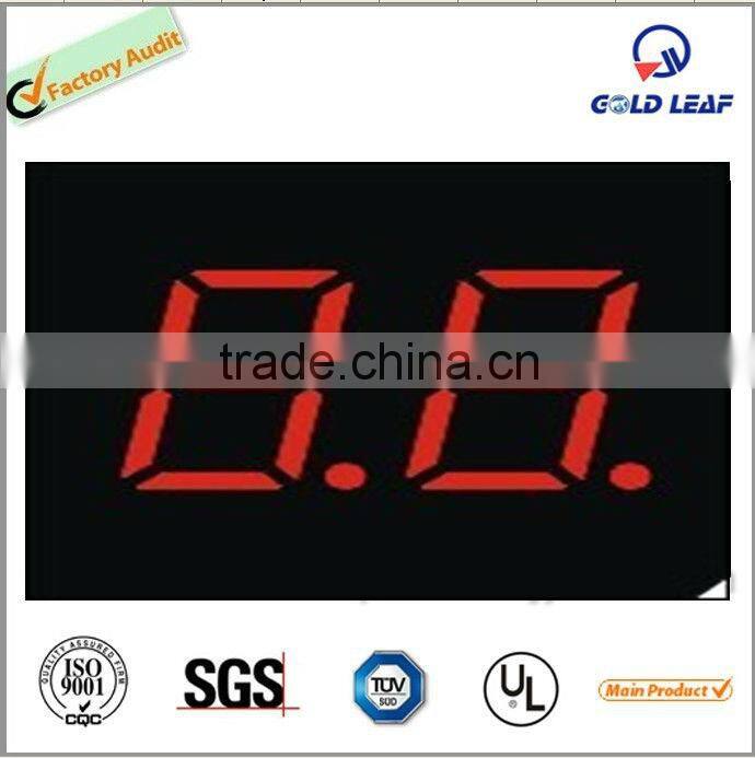 red color common anode 2 digit 7 segment display