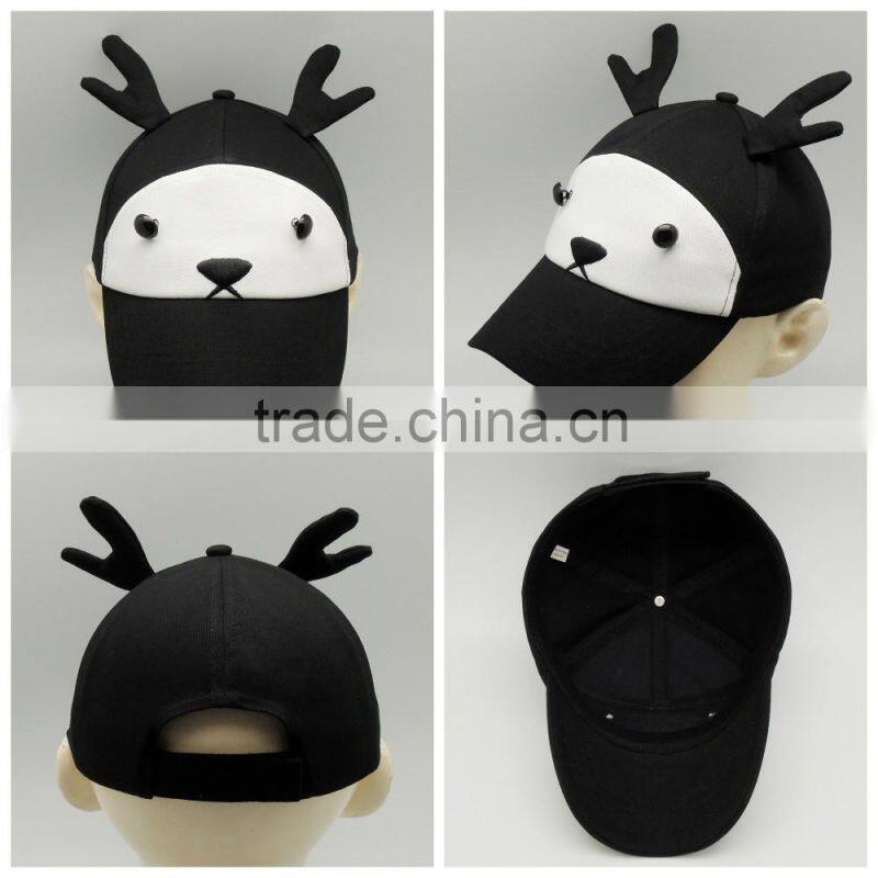 High quality soft cotton animal children hats