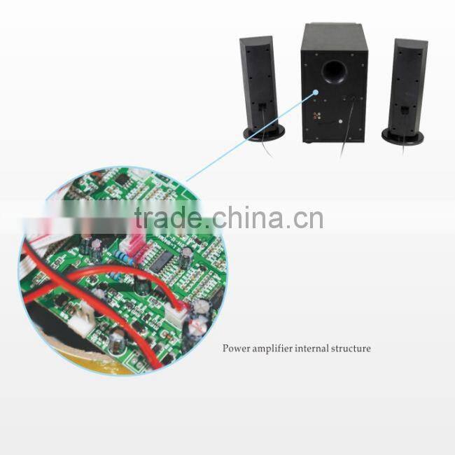 computer speaker with usb,sd,fm ,remote ,2.1 speaker computer