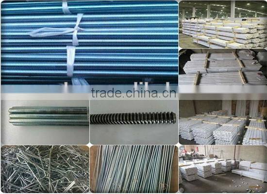 high quality 8.8gr zinc plated threaded rod