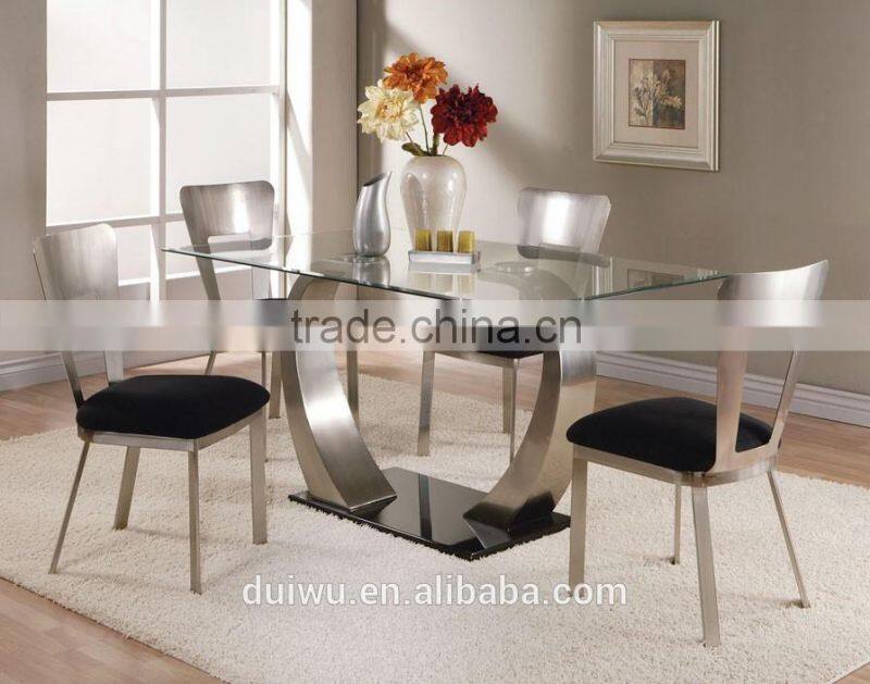Modern dining room furniture 10 person 12 thick tempered glass dining table