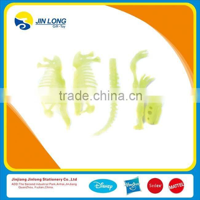 plastic 3D assembling dinosaur skeleton kids toy