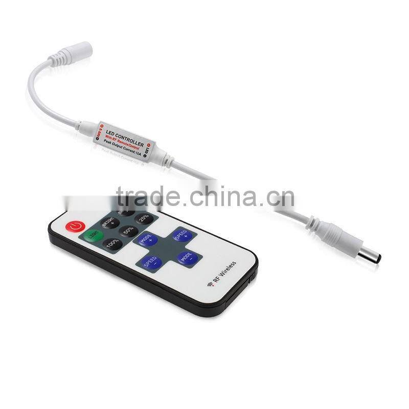 hot sale 12V 72W wireless mini remote led controller
