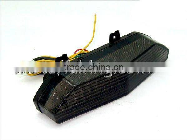 ZX-6R Plastic cover tail light/Motorcycle Smoke LED tail light for Kawasaki ZX6R 2007-2008