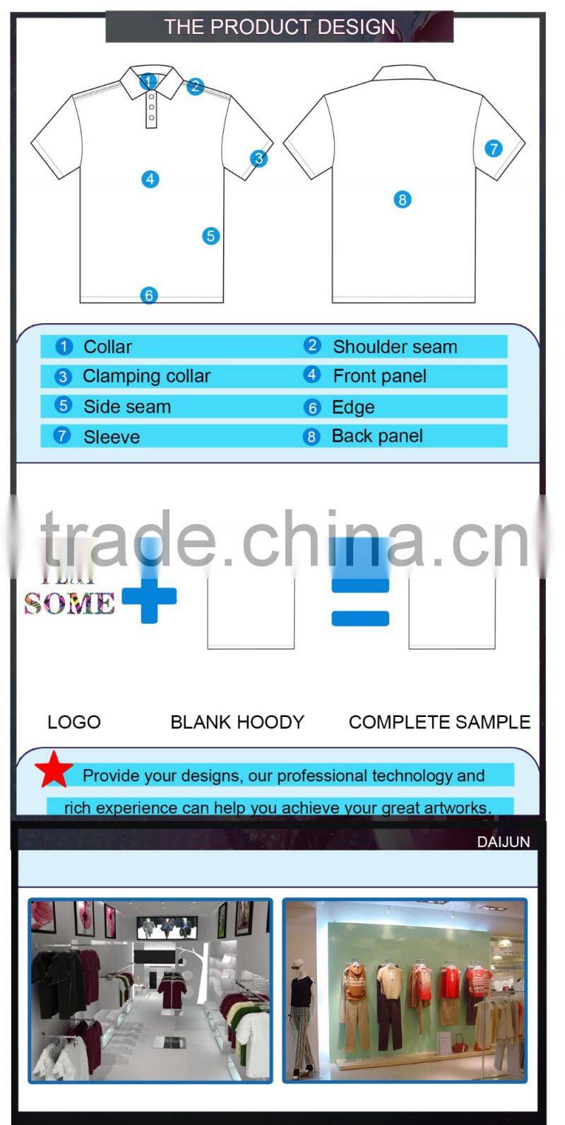 casual style high quality pullover printed white cotton men crew neck sweatshirt