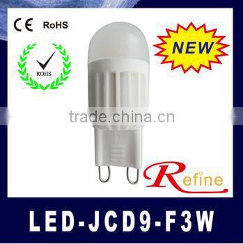 G9 led bulb Dimmable CE ROHS 3w 3014SMD led bulb g9