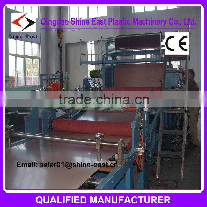 PET No crystallization three layer extrusion making machine / sheet production line/pet four layer production line