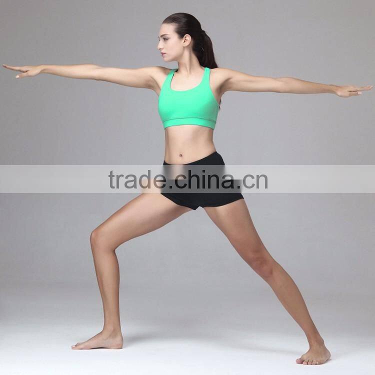 2016 Summer Nylon Spandex Dry Fit Wear Women Gym Sports Workout Shorts