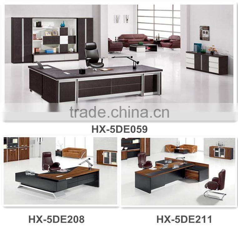 Melamine board office furniture design fashion office working desk (HX-CRV014)