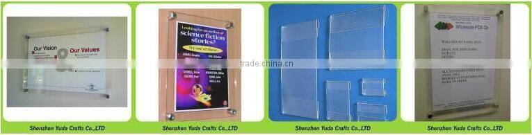 Desk Label Holder Clear Price Ticket Holder Acrylic Price Tag Holder