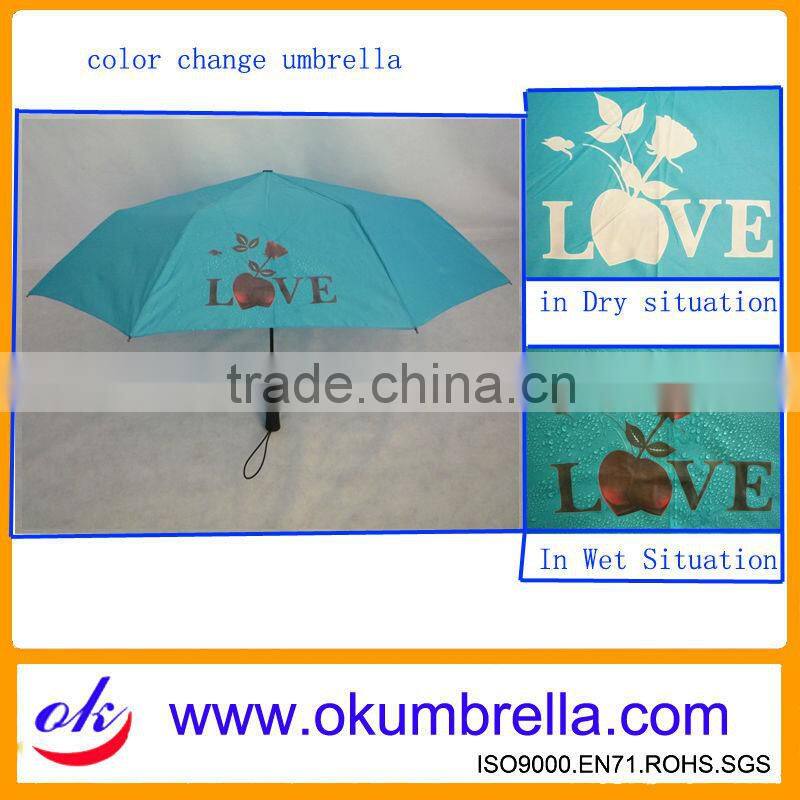2014 Promotion Advertising Change Color Magic Umbrella From Factory