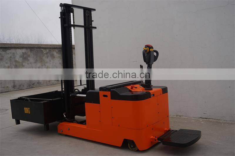 Stand On Electric Counterbalanced Stacker In Forklift