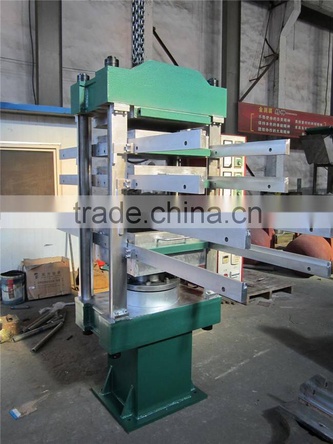 Rubber tile press with moulds/rubber floor tiles making machine with molds