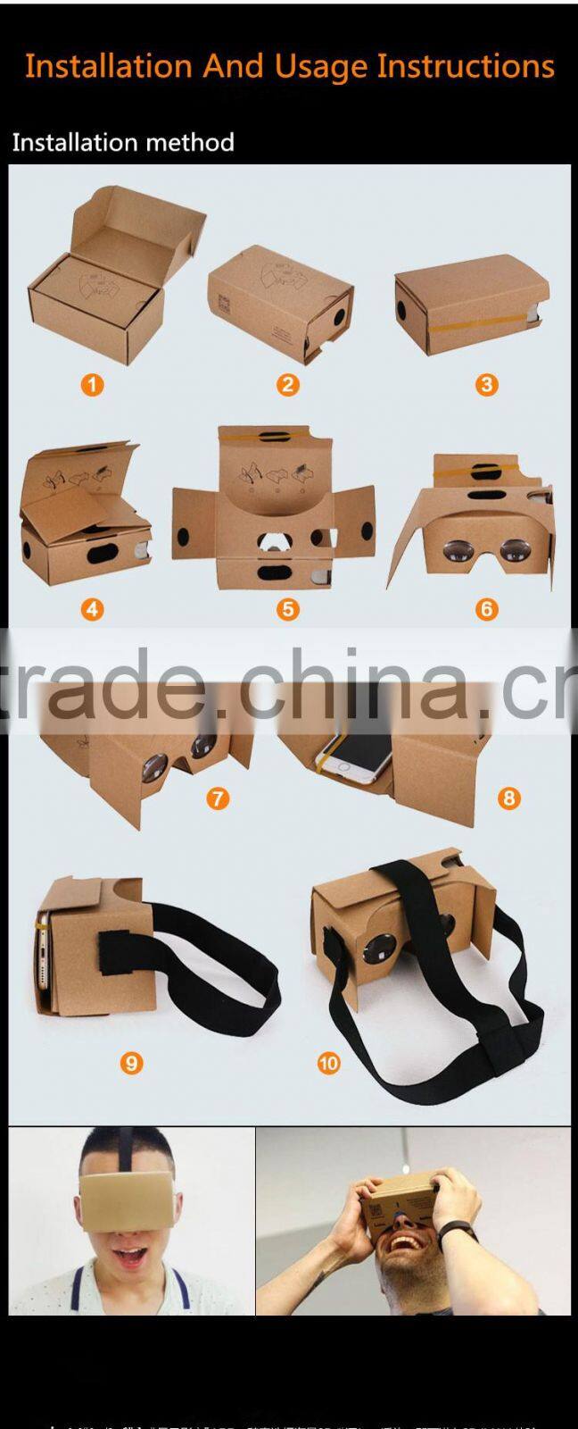 2015 active shutter 3d glasses New Plastic 3D Glasses virtual reality to see the open sex films