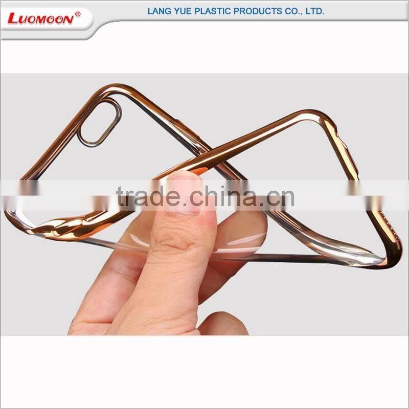 tpu electronplate phone case cover for iphone 5 6 7 s se c plus