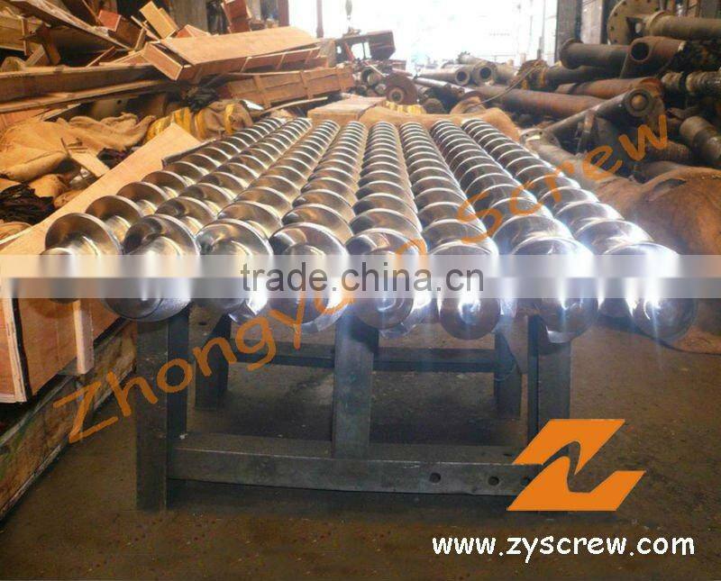 Rubber screw barrel for injection moulding machine / screw barrel for rubber machine