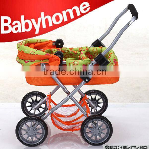 2014 hot sales cute baby doll pram stroller