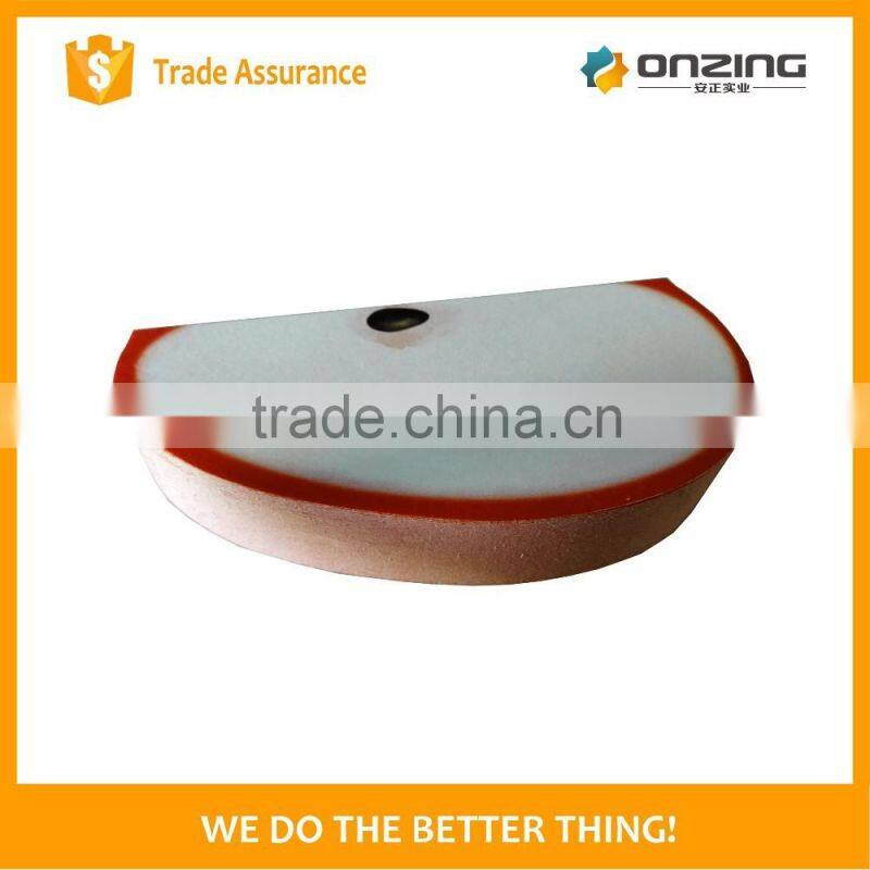 Onzing good quality 3d red apple shaped fruit sticky notes for promotional gift