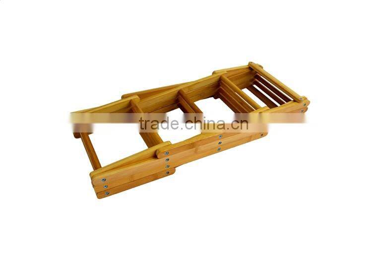 Lacquered Collapsible Bamboo Wine Rack, Bamboo Stand for Wine