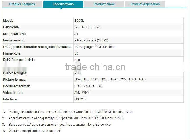 New inventions traning equipment high quality portable mini scanner
