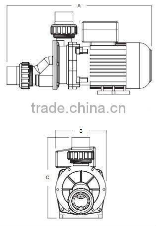NSK bearing stainless steel swimming pool pump