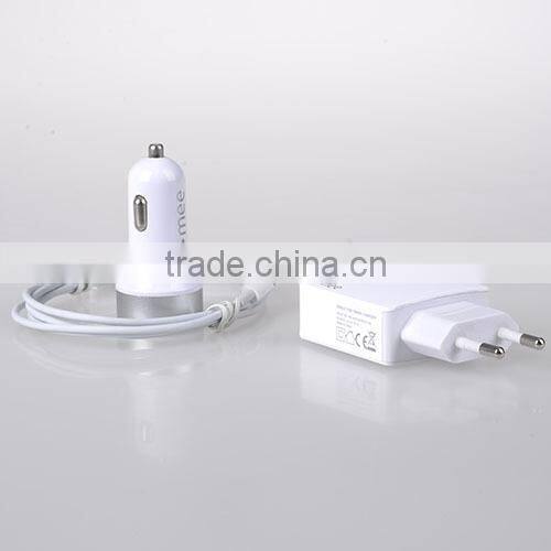 i-mee Power Kit (2.1A wall charger, 2.1A rainbow car charger and lightning cables)