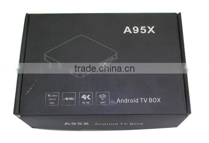 A95X Android 5.1 1G+8G Smart TV Box Amlogic S905 Quad Core 4K HD Media Player Kodi 16.1 Set-top Box