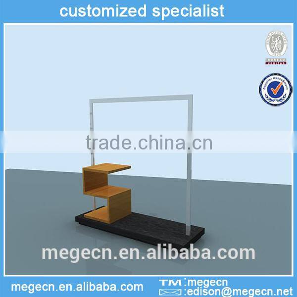 garment unit stainless steel clothes hanging display rack