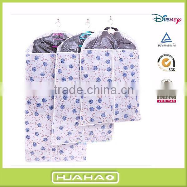durable dust cover garment/suit bag for dresses wholesale