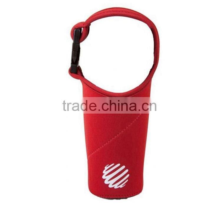 popular 2015 hot sell neoprene cup Sleeve custom neoprene sleeve cup sleeve with handle