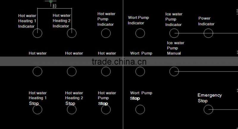 1500HL/batch draft beer brewery plant machines Brewery System