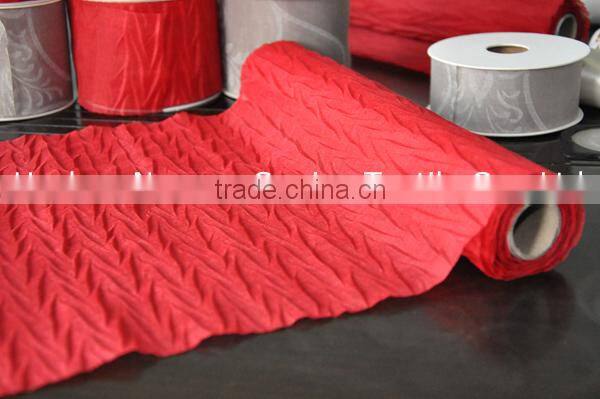 linen stripe table runner