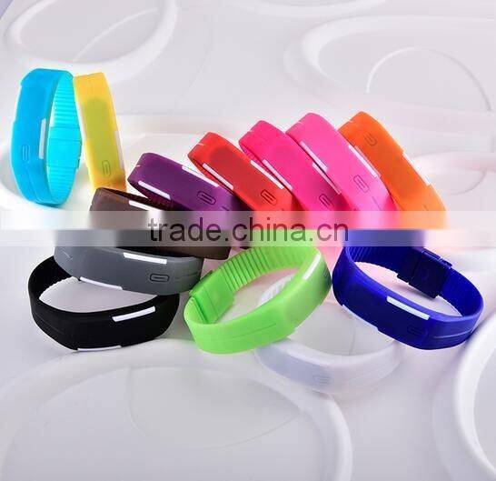 Promotional Silicone Digital LED Sport Watch / Wristwatch
