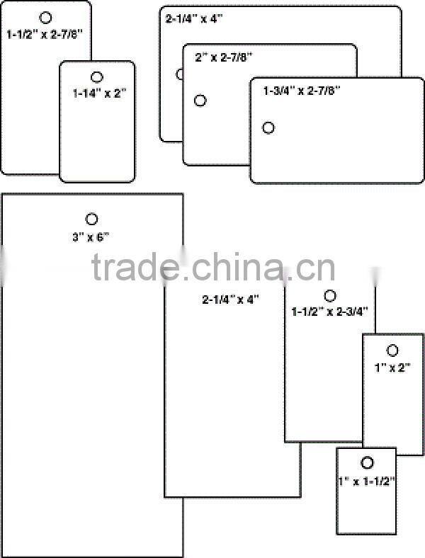 Garment private clothing hang tag for clothing