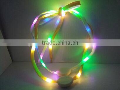 Nylon led flashing shoelaces