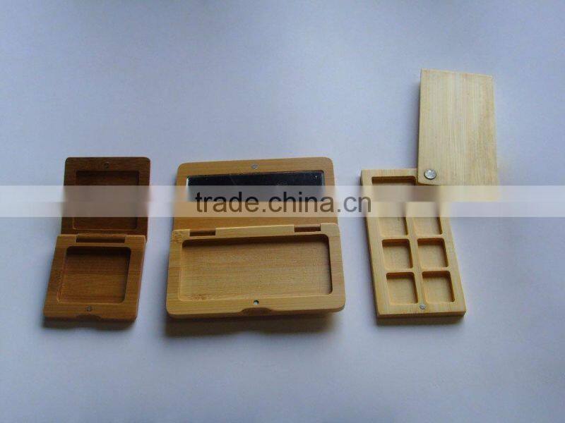 Bamboo cosmetic box