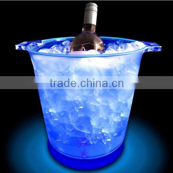 led lighted ice bucket used for party, wedding, outdoor party