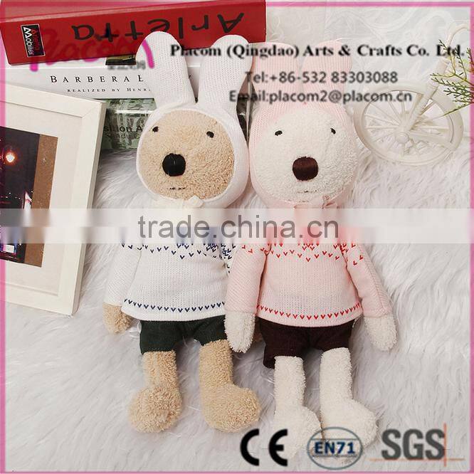 2016 Best selling High qualiyt Customize Kid toys and Gifts Wholesale Cheap Rabbit plush toy