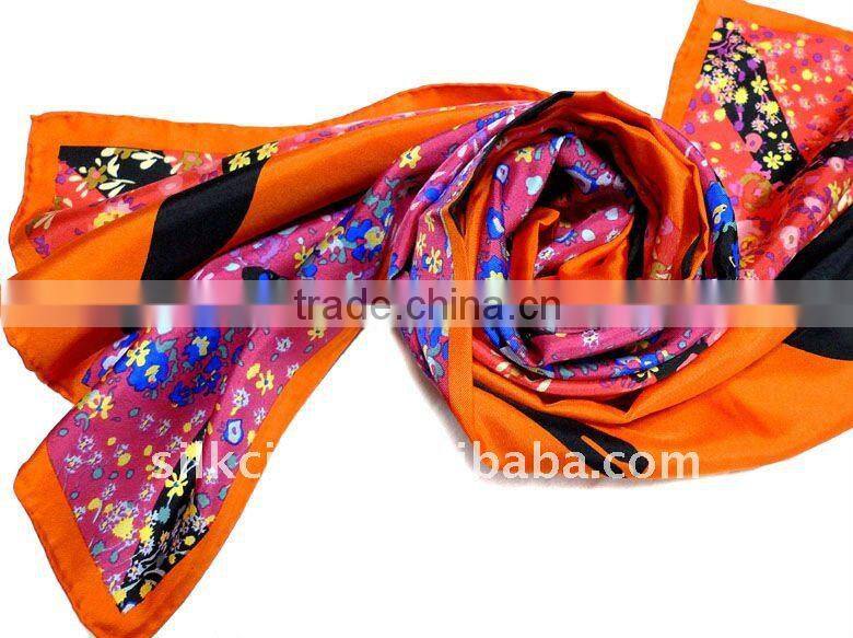 2011 Winter Newest OEM Silk scarf foulard