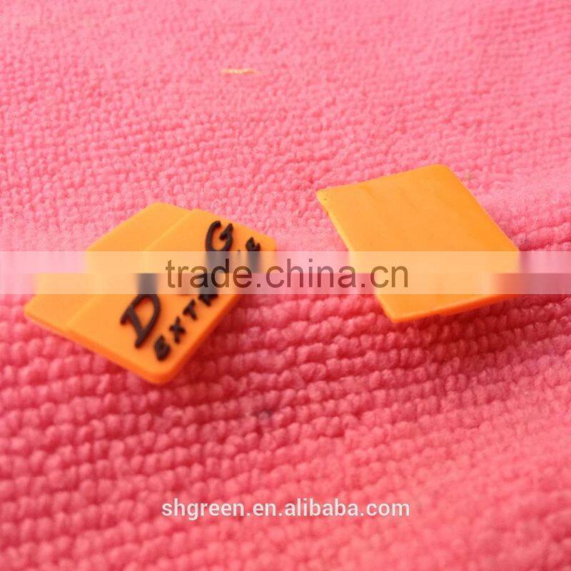 Customized diving uniform rubber patch,clothes PVC rubber label