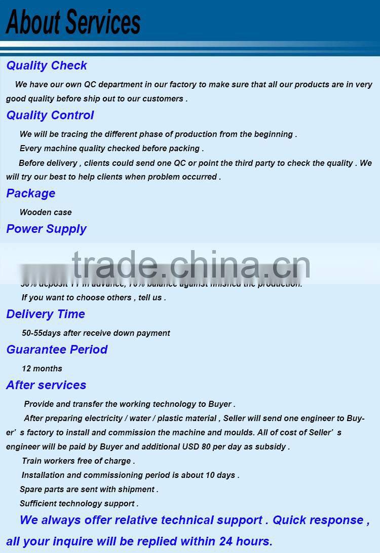 reliable and stable semi automatic plastic bottle blowing equipment