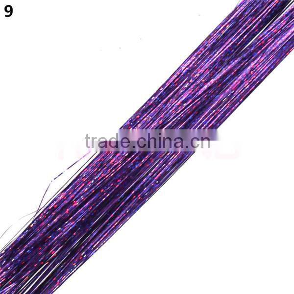 Sparkling Bling Hair Tinsel with Various Colors For Holidays, Birthdays, Night Clubs, Weddings