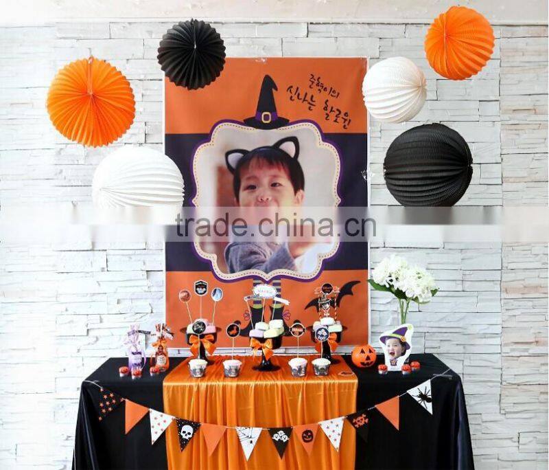 Halloween Party Supplies Paper Decorations Halloween Purple Vampire Bats Foil String Decorations