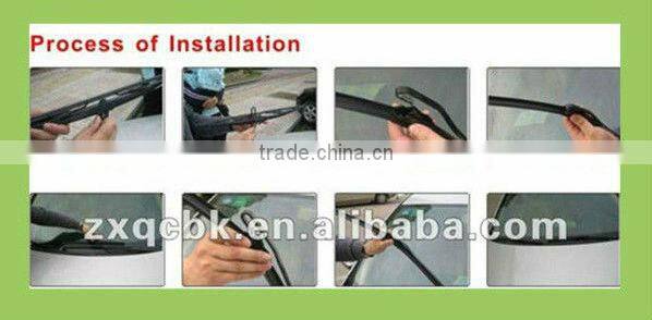 China hot selling car frameless wiper blades suit for most all cars