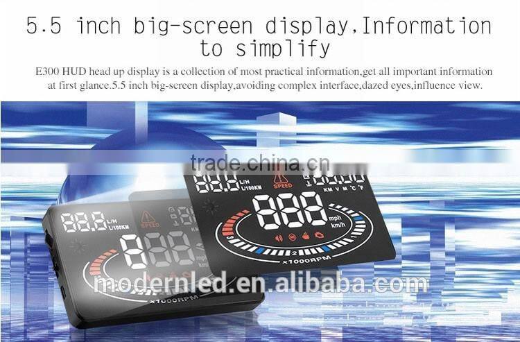 2016 New A8 OBD hud tpms Heads Up Display HUD