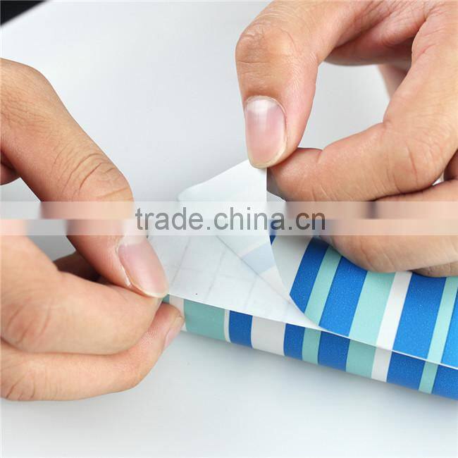 Blue lines printing self adhesive vinyl film