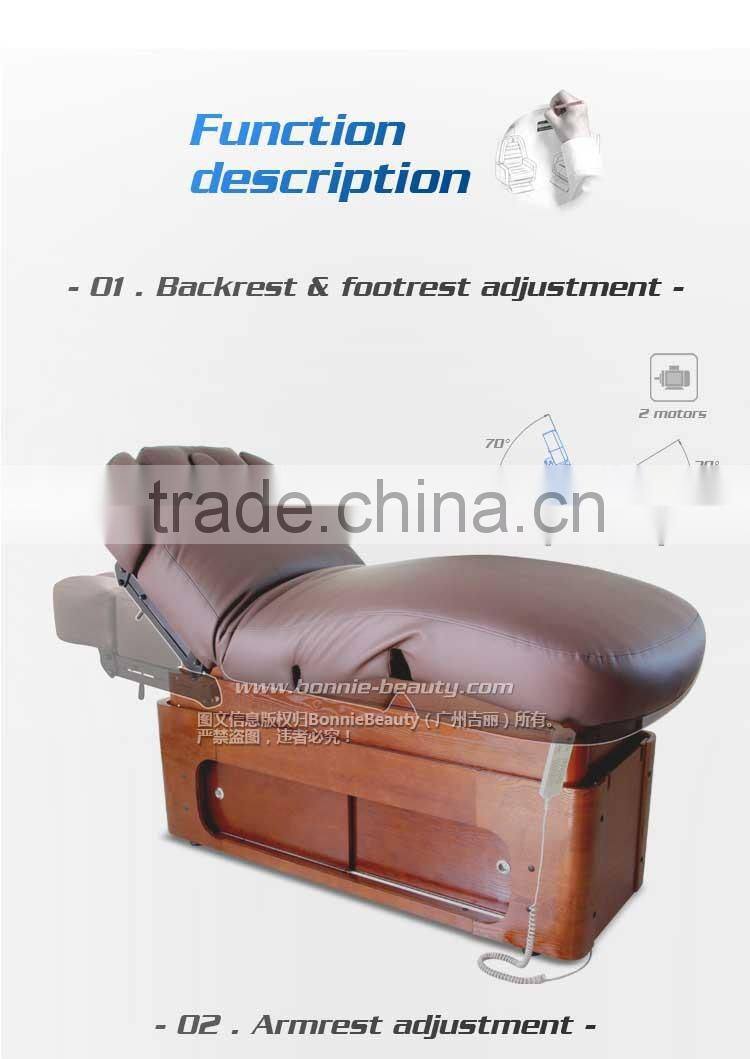 BN-A206 comfortable solid wood massage table with cabinet for sale