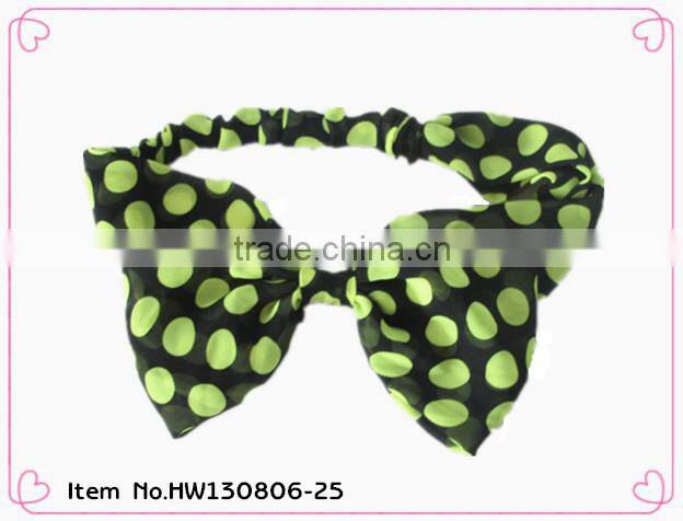 Sequin headband,stretch elastic headbands,polk dot headband