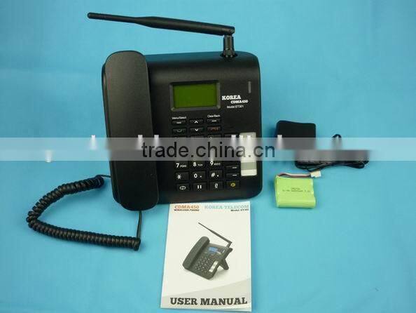wireless phone cdma 450mhz mp3 voice message FM radio cdma fixed phone ET301-01