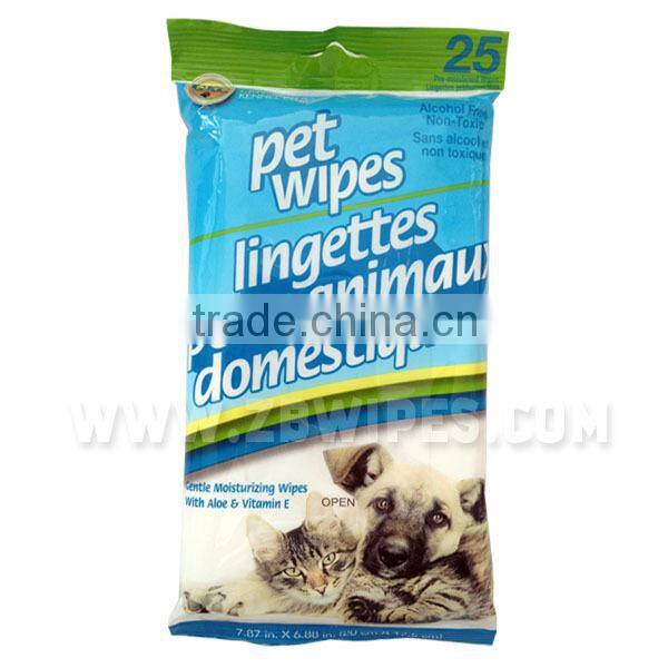 Pet Care Wipes Animal Wipes Gentle Cleaning Tissue for Pets